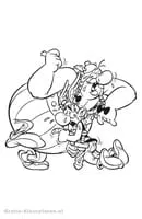 Astrix En Obelix kleurplaat 7